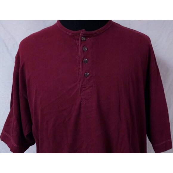 American Crusader Mens Medium Red Short Sleeve Comfort Utility Work Polo Shirt - Picture 3 of 10